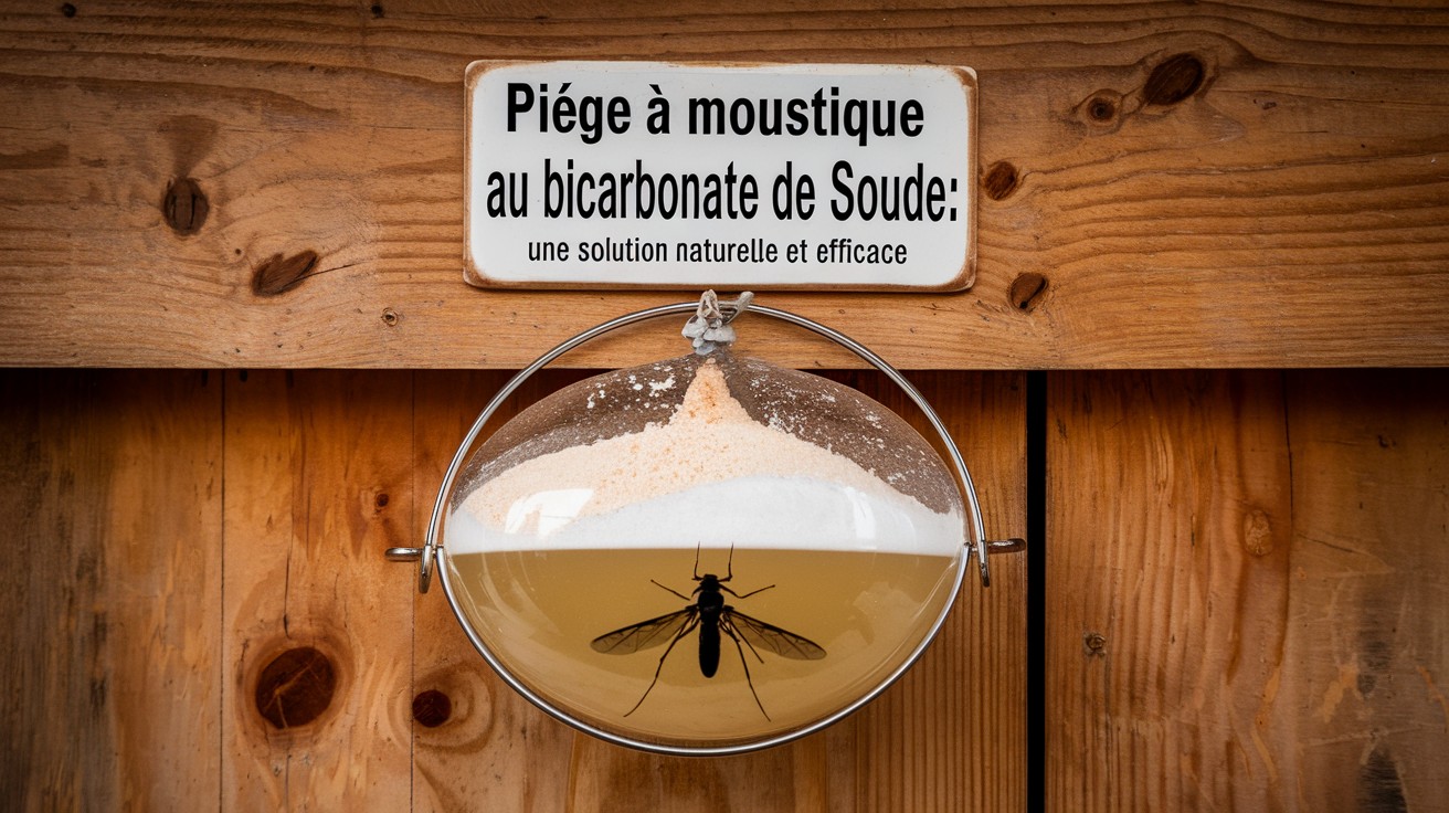 Piège à moustique au bicarbonate de soude : une solution naturelle et efficace