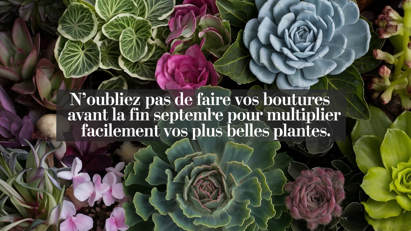 N’oubliez pas de faire vos boutures avant la fin septembre pour multiplier facilement vos plus belles plantes