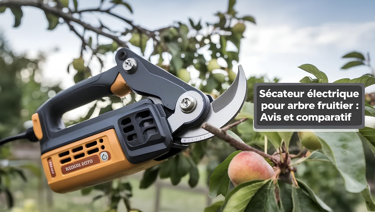 Secateur electrique arbre fruitier